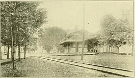 Обзор уличной железной дороги (том 5, 1895 г.) Железная дорога Уокеша-Бич - Waukesha Terminus.jpg