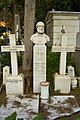 The funerary bust of Friderikos Volonines, 19th cent. First Cemetery of Athens.