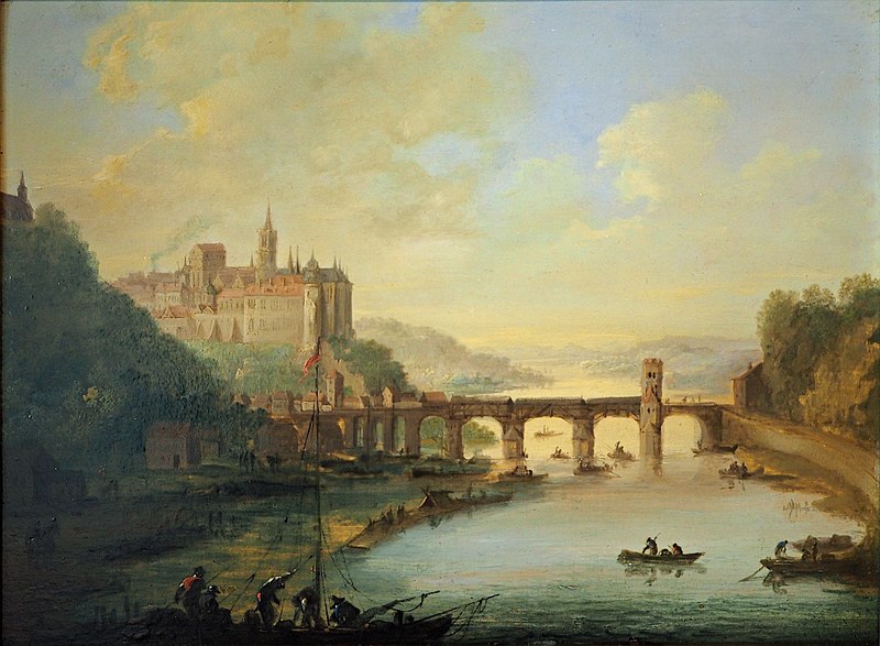 File:Thiele Johann A. Meissen mit Elbbrücke.JPG