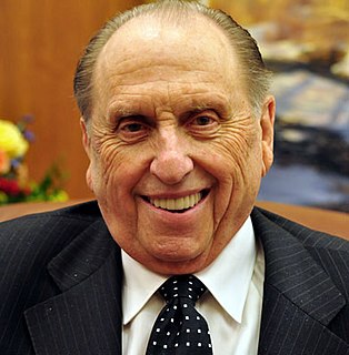 Thomas S. Monson President of the Church of Jesus Christ of Latter-Day Saints