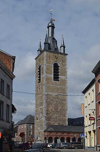 <span class="mw-page-title-main">Belfry of Thuin</span> Medieval tower and UNESCO World Heritage Site in Thuin, Belgium