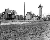 The Lighthouse of Tisbury (West Chop Light) in 1891