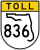 Útdíj Florida 836.svg