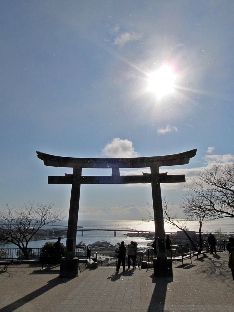 2021年5月22日までの鹿島御児神社鳥居