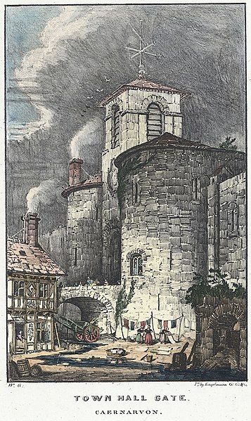 Town Hall gate c. 1840