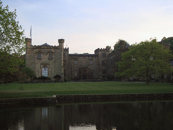 Towneley Hall from the front