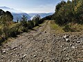 track towards Monti Luina