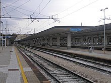 Il piazzale binari della stazione