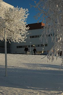 The former building of academic library Tritonia on a sunny November day in 2010. Tritonia in winter.jpg