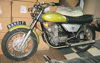 Triumph Bandit British motorcycle