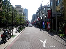 Monja Street, known as the Home of Monjayaki.