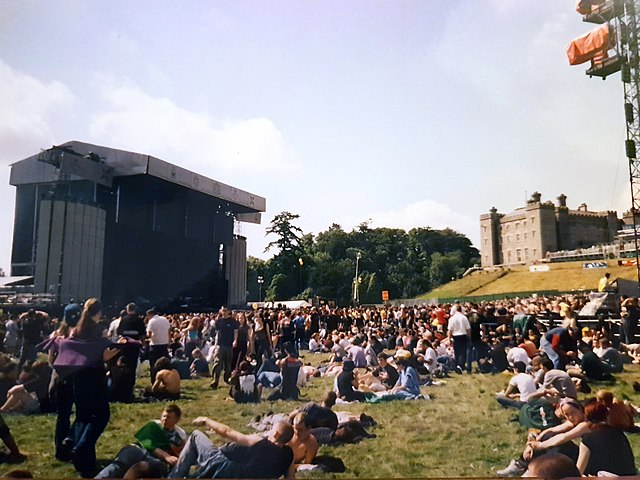 The stage before the first U2 Slane Concert in 2001