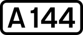 A144 road shield