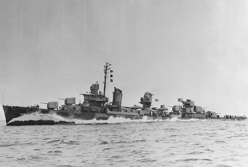 File:USS Nicholas (DD-449) running trials in May 1942 (NH 49969).jpg