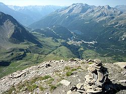 La valle dal Pizzo Uccello