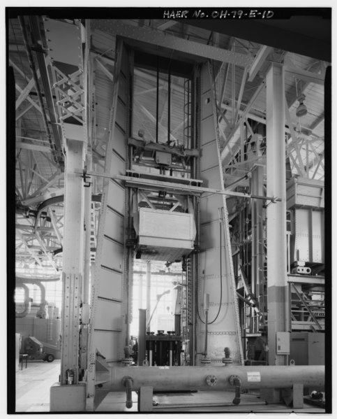 File:VIEW OF AIRCRAFT TEST MACHINERY. - Wright-Patterson Air Force Base, Area B, Building No. 31, Aircraft Assembly Hangar, Dayton, Montgomery County, OH HAER OHIO,29-DAYT.V,1E-10.tif