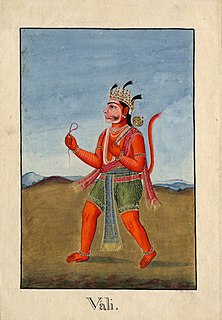 Vali (Ramayana) Monkey (Vanara) king in Hindu epic Ramayana
