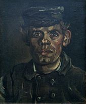 Portrait de paysan, 1885, huile sur toile, 39 × 30,5 cm, Bruxelles, Musées royaux des Beaux-Arts de Belgique.