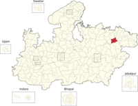 Vidhan Sabha constituencies of Madhya Pradesh (66-Amarpatan).png