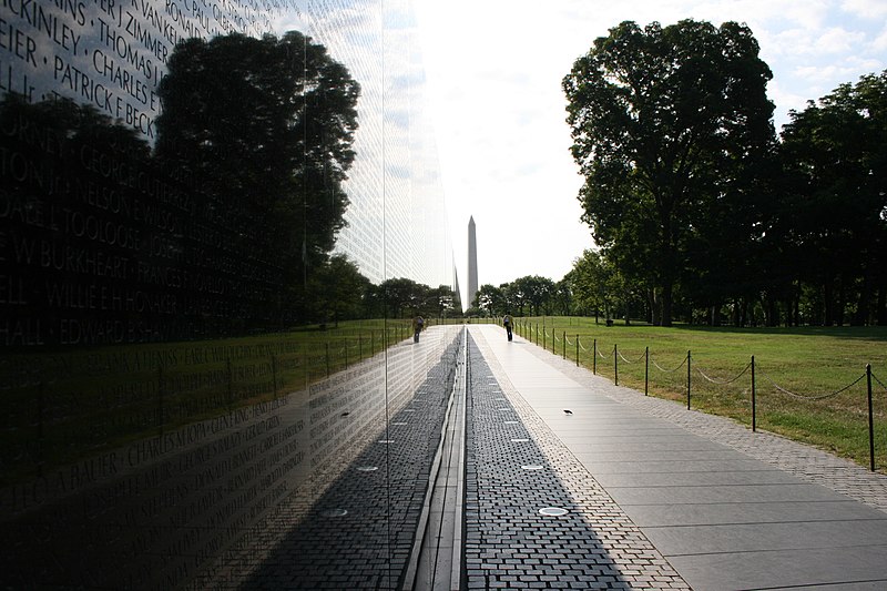 File:Vietnam Veterans Memorial reflection.jpg
