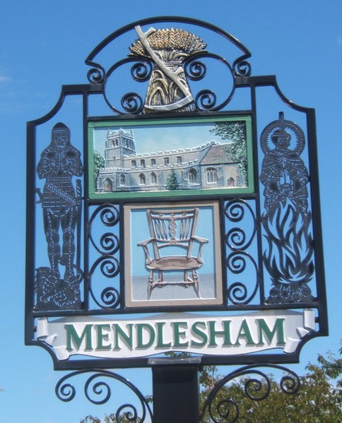 File:Village sign, Mendlesham - geograph.org.uk - 889085.jpg