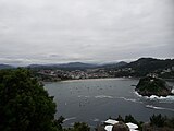 Català: Vista de Donostia des del mont Urgull. Euskara: Donostia Urgull mendiatik ikusita.