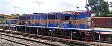 BED30 6508 in Haldibari India to Bring 13132 Mitalee Express (Sandipan) WDM3A 6508 2.jpg