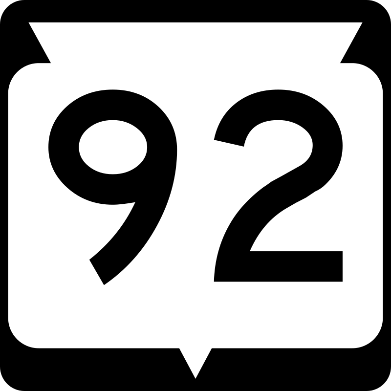 WIS 92.svg