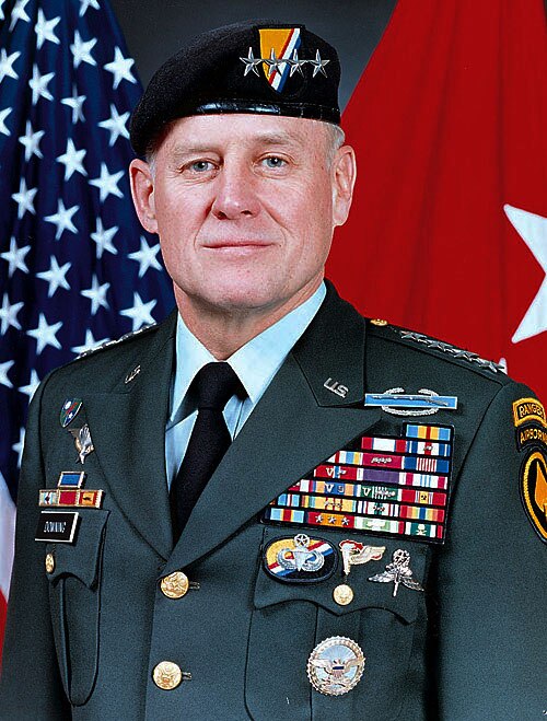 GEN Wayne A. Downing in his service uniform