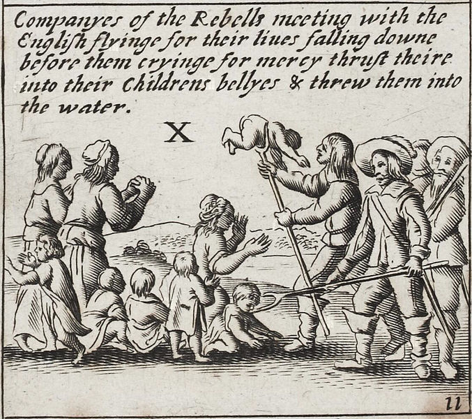 File:Wenceslaus Hollar – supposed Irish atrocities during the Rebellion of 1641.jpg