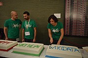 Wikidata Birthday Cake Cutting at WikidataCon 2019