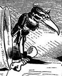 A menacing "Hans Huckebein", the namesake raven for the Ta 183 Wilhelm Busch's 'Hans Huckebein'.jpg