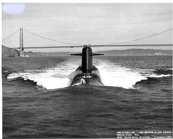 USS Woodrow Wilson, a Lafayette-class submarine that formed part of the "41 for Freedom" force