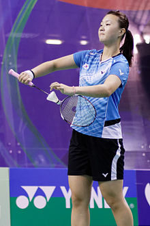 Yonex IFB 2013 - Sakkiz final - Tantowi Ahmad - Lilyana Natsir - Li Yong-Dae - Shin Seun-chan 28.jpg