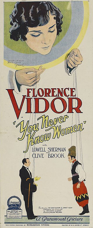 <i>You Never Know Women</i> 1926 film by William A. Wellman