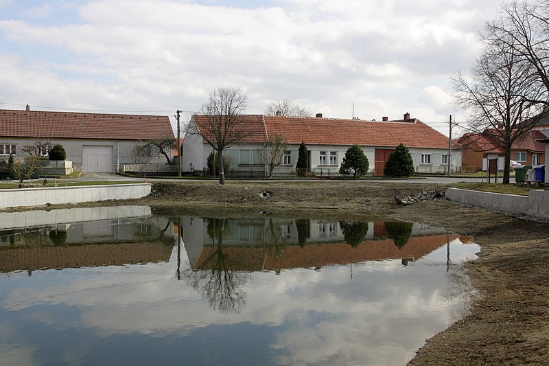 File:Zňátky - náves, rybník obr03.jpg