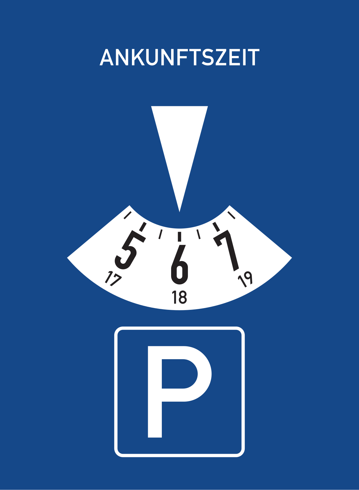 Carpoint 2315405 Parking Disc France , Blue