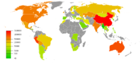 صورة مصغرة لـ قائمة الدول حسب إنتاج الزنك