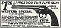 "$1.00 BRINGS YOU THIS FINE GUN!" ad, from- Weird Tales v01n01 (1923-03) (page 190 crop).jpg