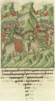 Константин I Добрый в битве при Липице 1216 года.