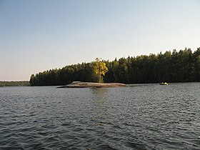 Озеро Исо-Ийярви летом 2006 года