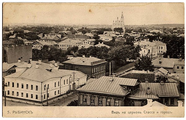 City center and cathedral in the 19th century