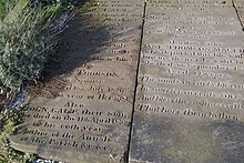 The Galt family tomb, inscribed to John Galt, Author of The Annals of the Parish &c &c.