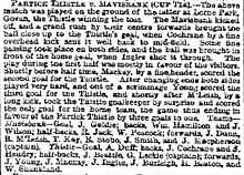 1881-82 Scottish Cup 1st Round, Mavisank 1-3 Partick Thistle, Glasgow Herald, 12 September 1881 1881-82 Scottish Cup 1st Round, Mavisank 1-3 Partick Thistle, Glasgow Herald, 12 September 1881.jpg