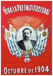 Poster of President Batlle after victory over Blancos in 1904 1904-1.JPG