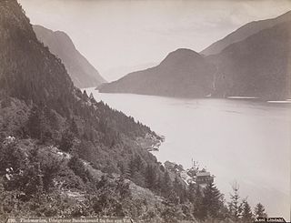 Bandak lake in Kviteseid and Tokke, Telemark, Norway