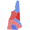 1962 United States Senate special election in New Hampshire results map by county.svg