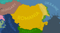 Spațiul Carpato-Danubiano-Pontic pe 21 Iulie 1992 AD, după Războiul din Transnistria.