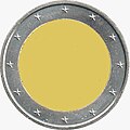 2-Euro-Münze Niederlande 2014 mit strukturierten Sternen