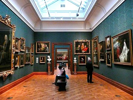 Inside the National Portrait Gallery, 2008